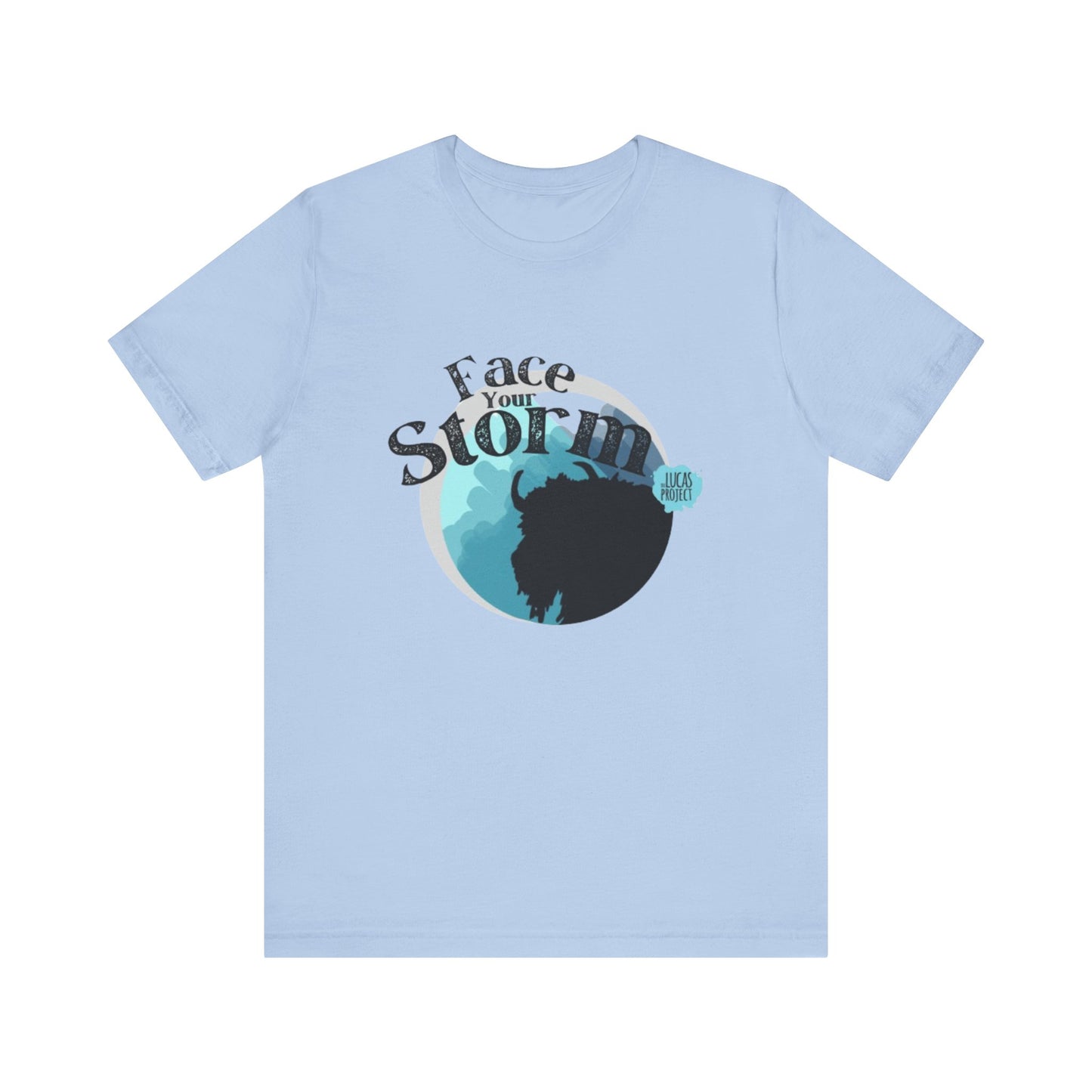 #FaceYourStorm Unisex Jersey Short Sleeve Tee