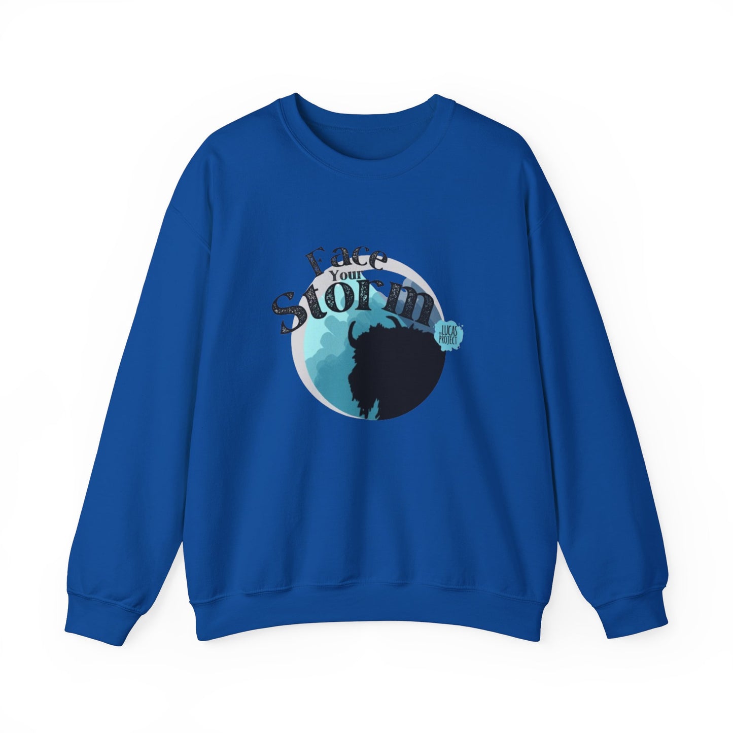 #FaceYourStorm Unisex Heavy Blend™ Crewneck Sweatshirt