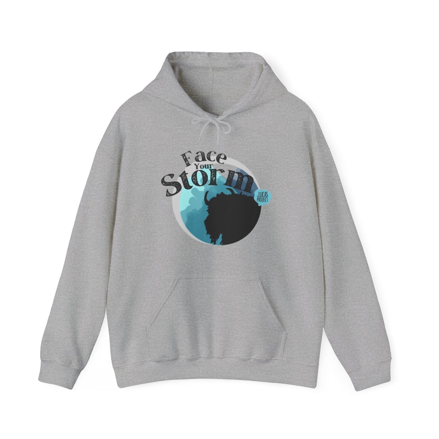 #FaceYourStorm Unisex Heavy Blend™ Hooded Sweatshirt