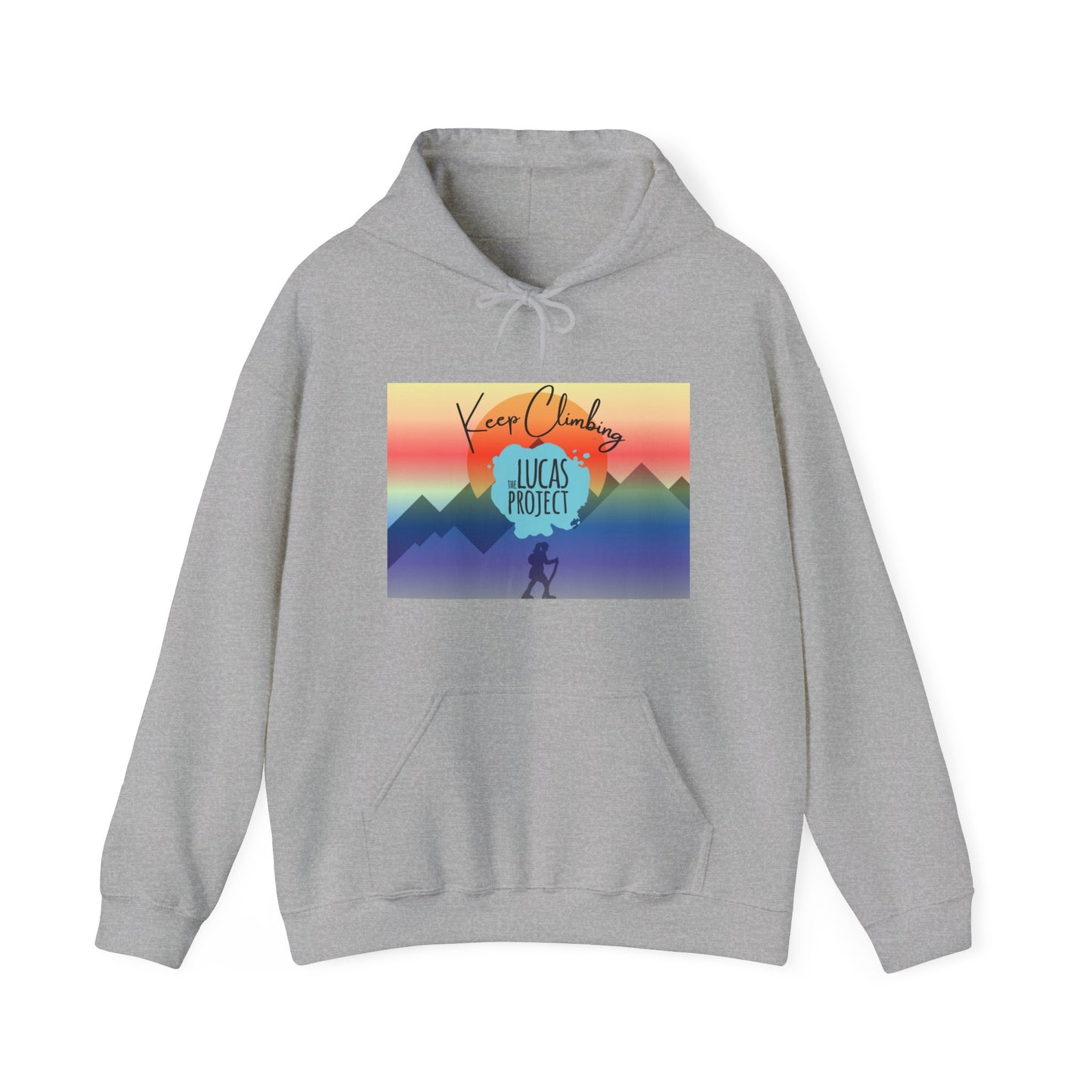 "Keep Climbing" Unisex Heavy Blend™ Hooded Sweatshirt