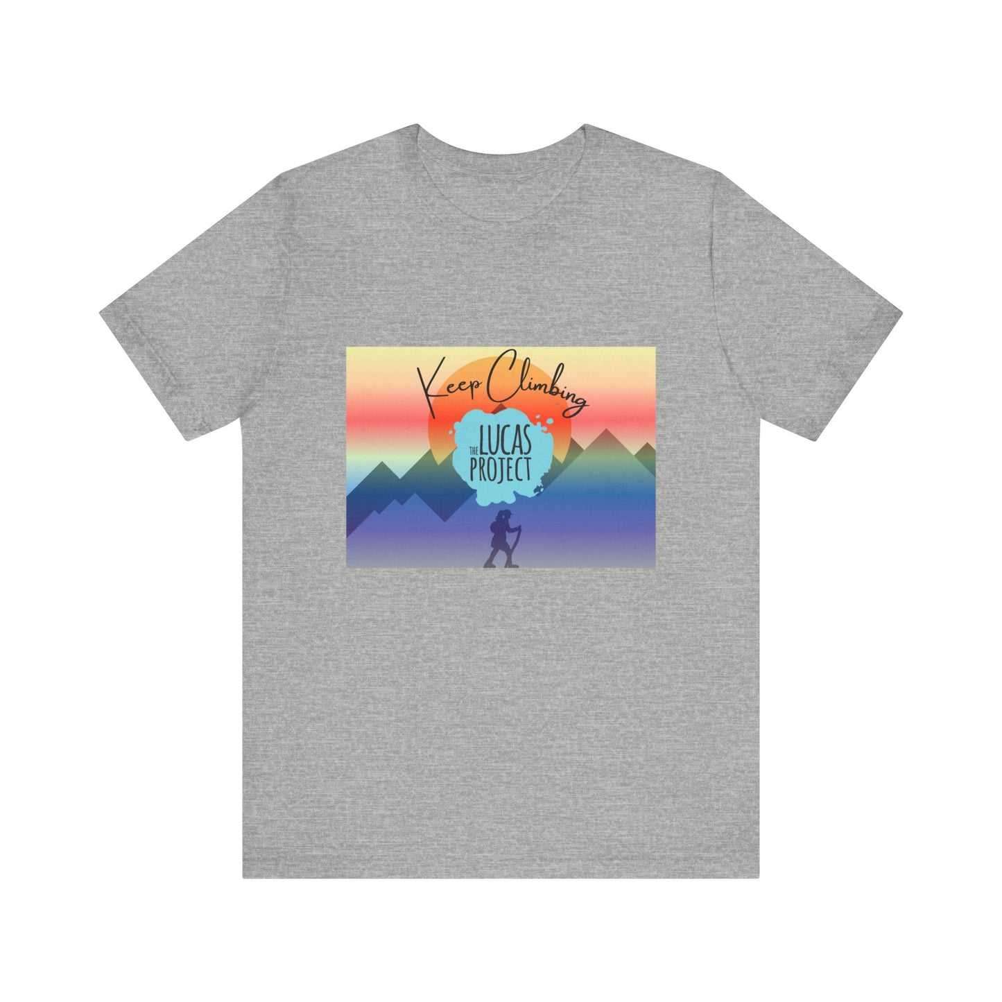 "Keep Climbing" Unisex Jersey Short Sleeve Tee