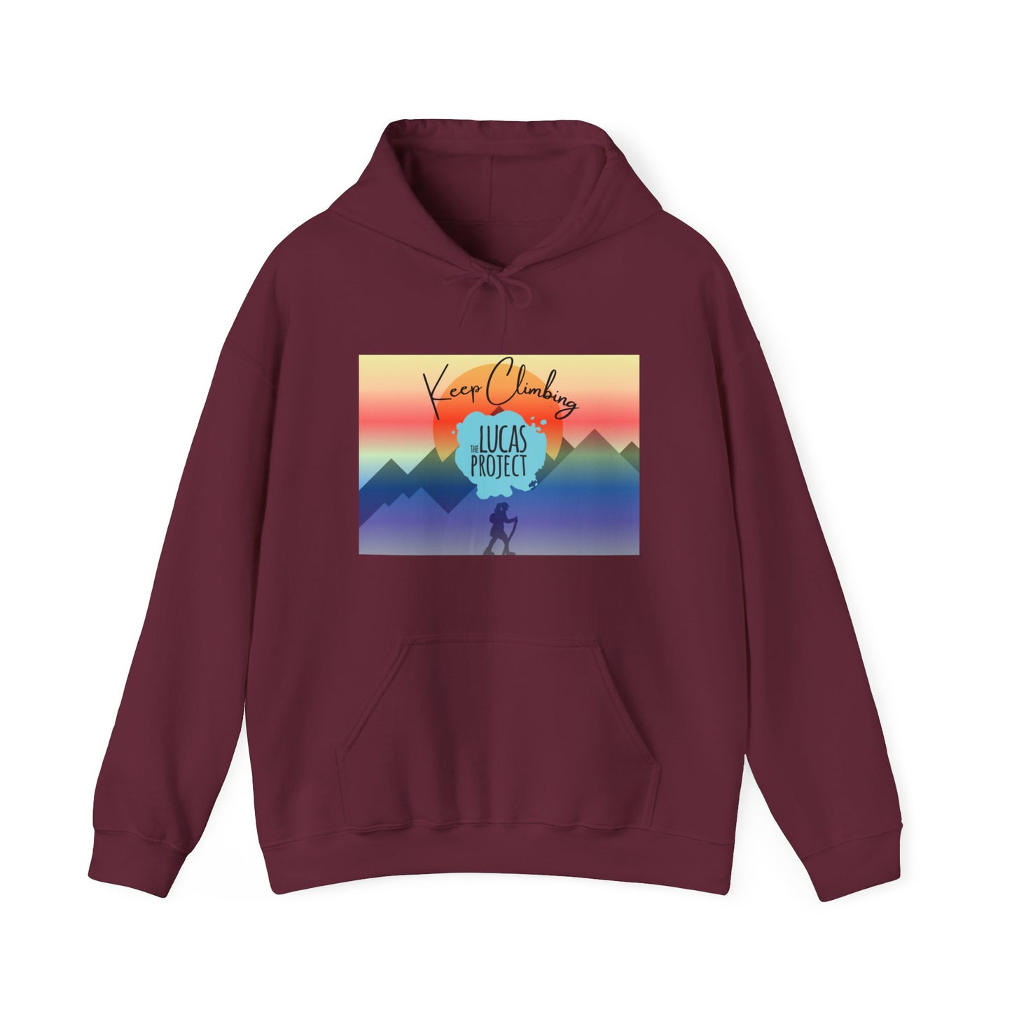 "Keep Climbing" Unisex Heavy Blend™ Hooded Sweatshirt