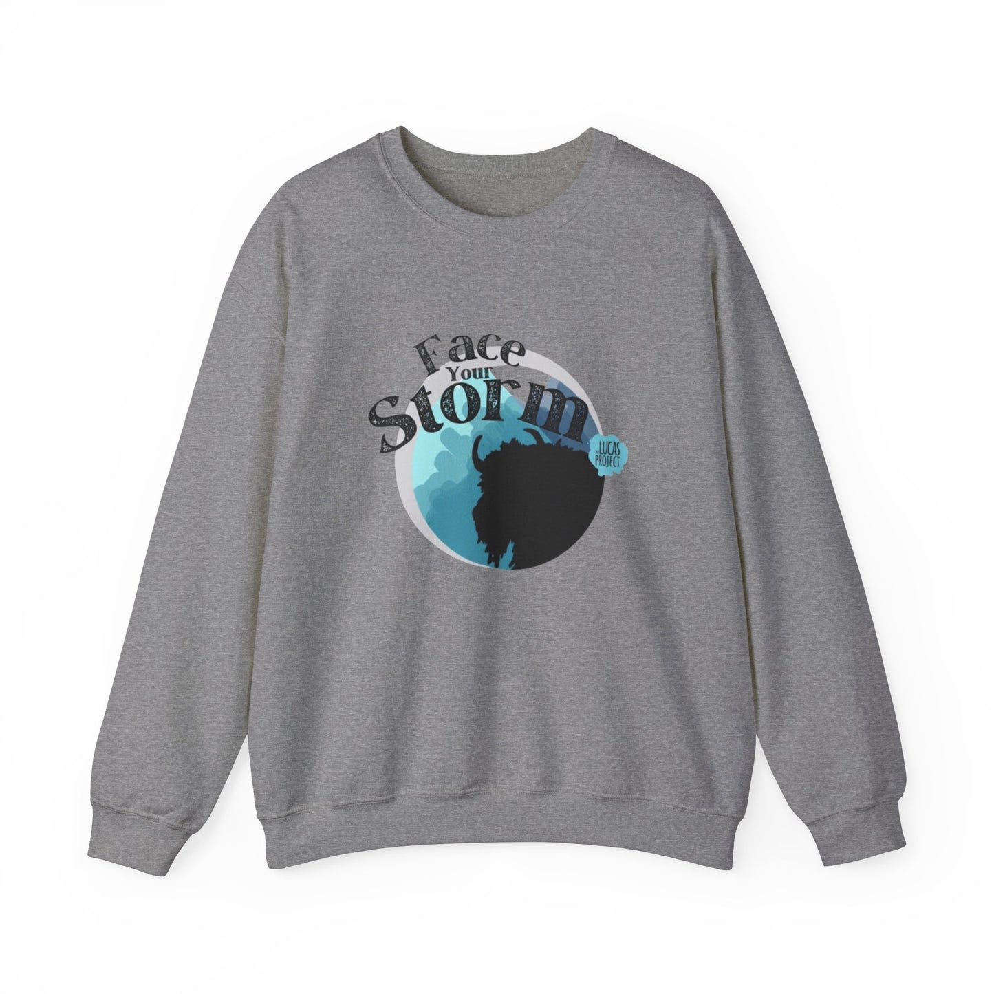 #FaceYourStorm Unisex Heavy Blend™ Crewneck Sweatshirt