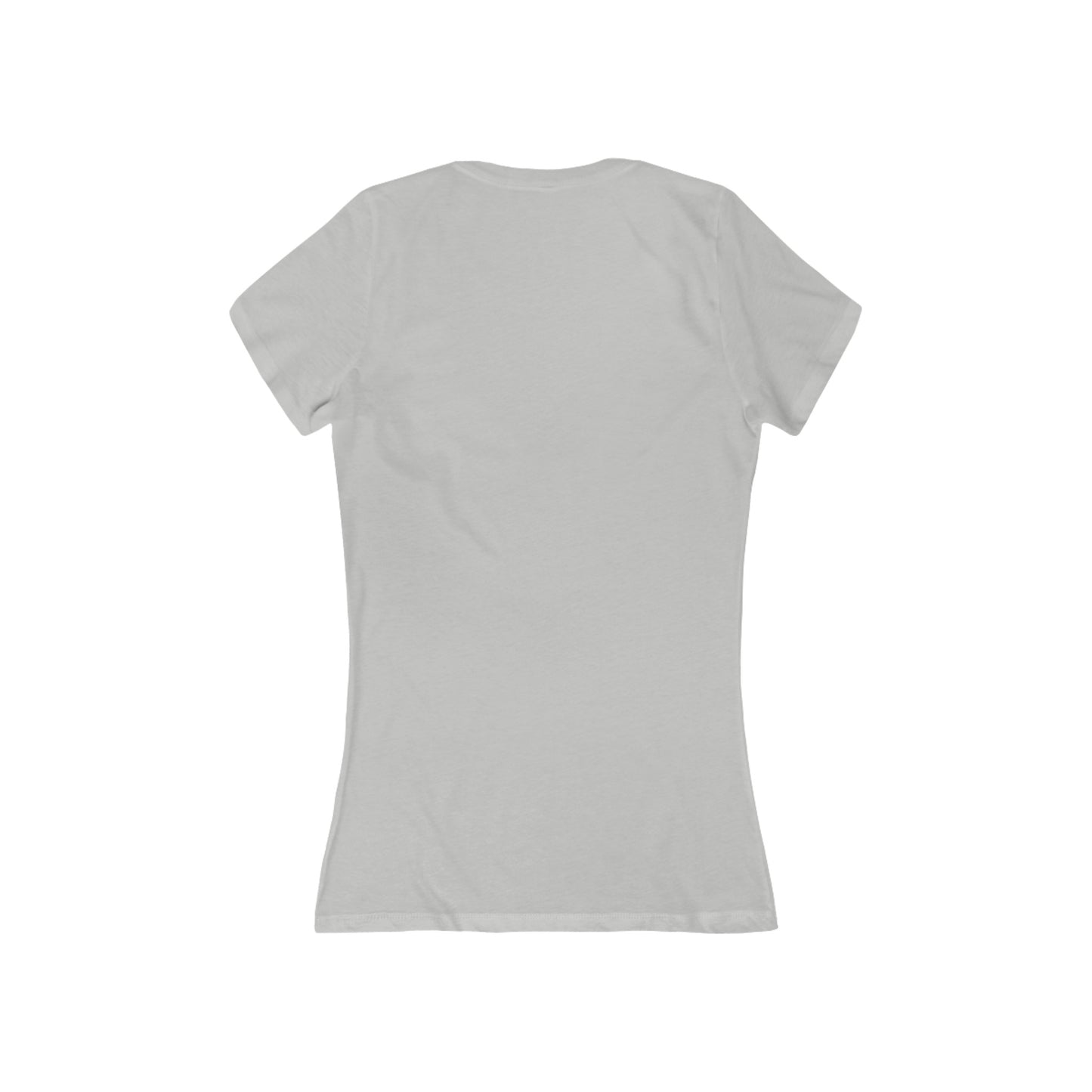 Be The Bison Women's Jersey Short Sleeve Deep V-Neck Tee