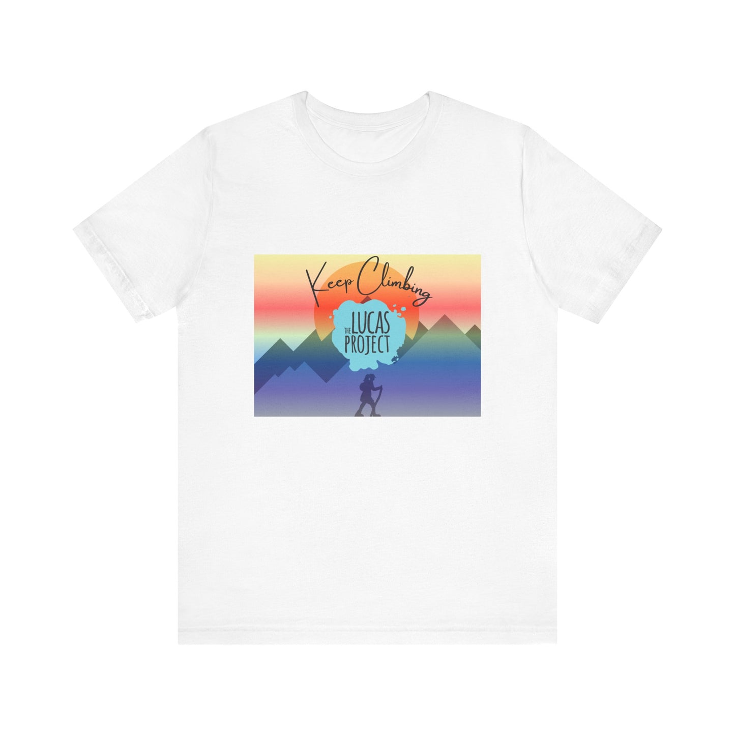 "Keep Climbing" Unisex Jersey Short Sleeve Tee