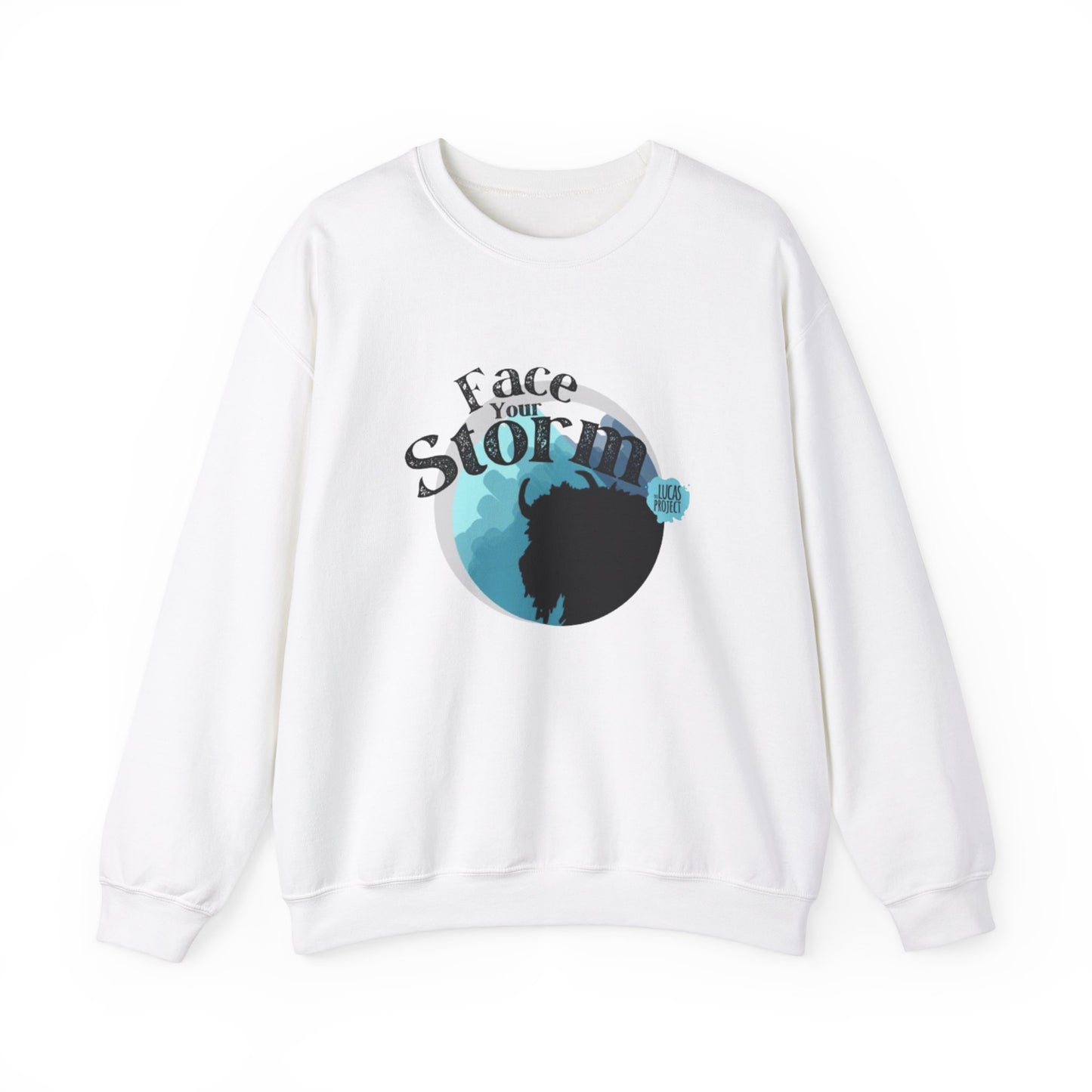 #FaceYourStorm Unisex Heavy Blend™ Crewneck Sweatshirt