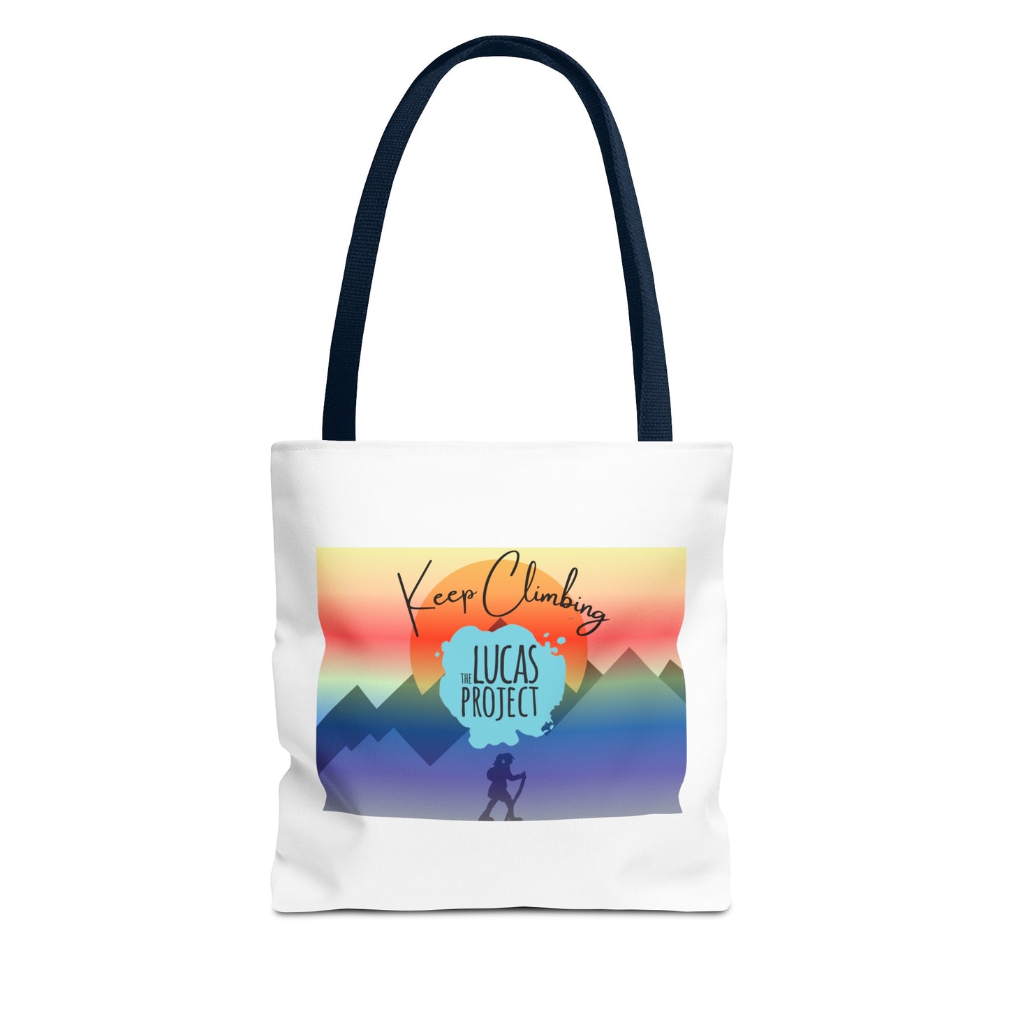 "Keep Climbing" Tote Bag (AOP)