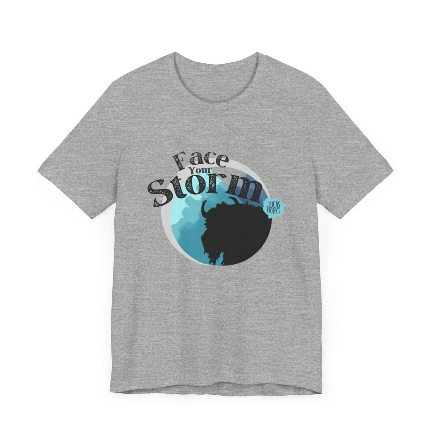 #FaceYourStorm Unisex Jersey Short Sleeve Tee