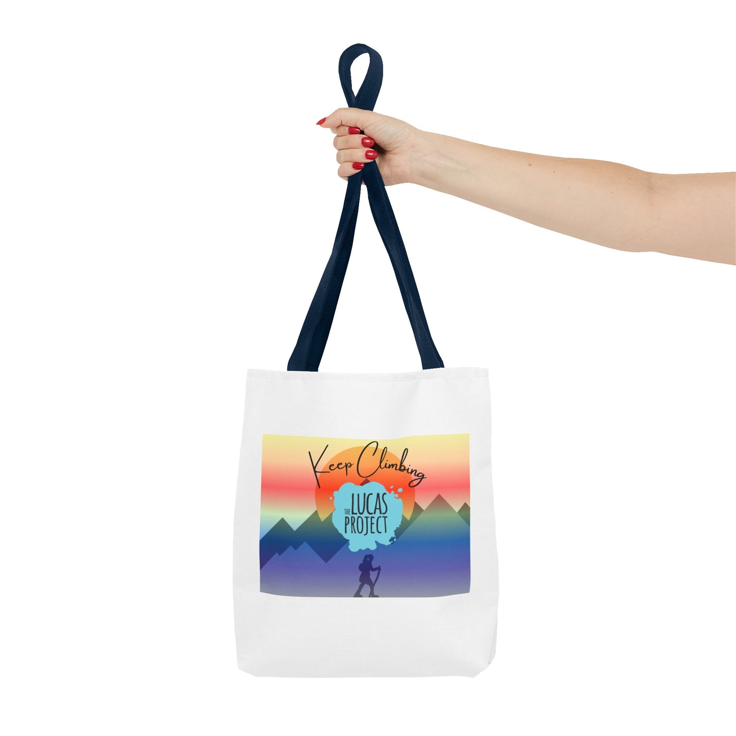 "Keep Climbing" Tote Bag (AOP)