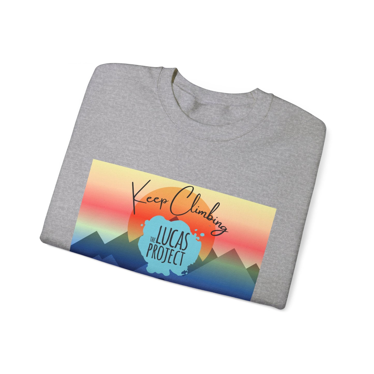 "Keep Climbing" Unisex Heavy Blend™ Crewneck Sweatshirt