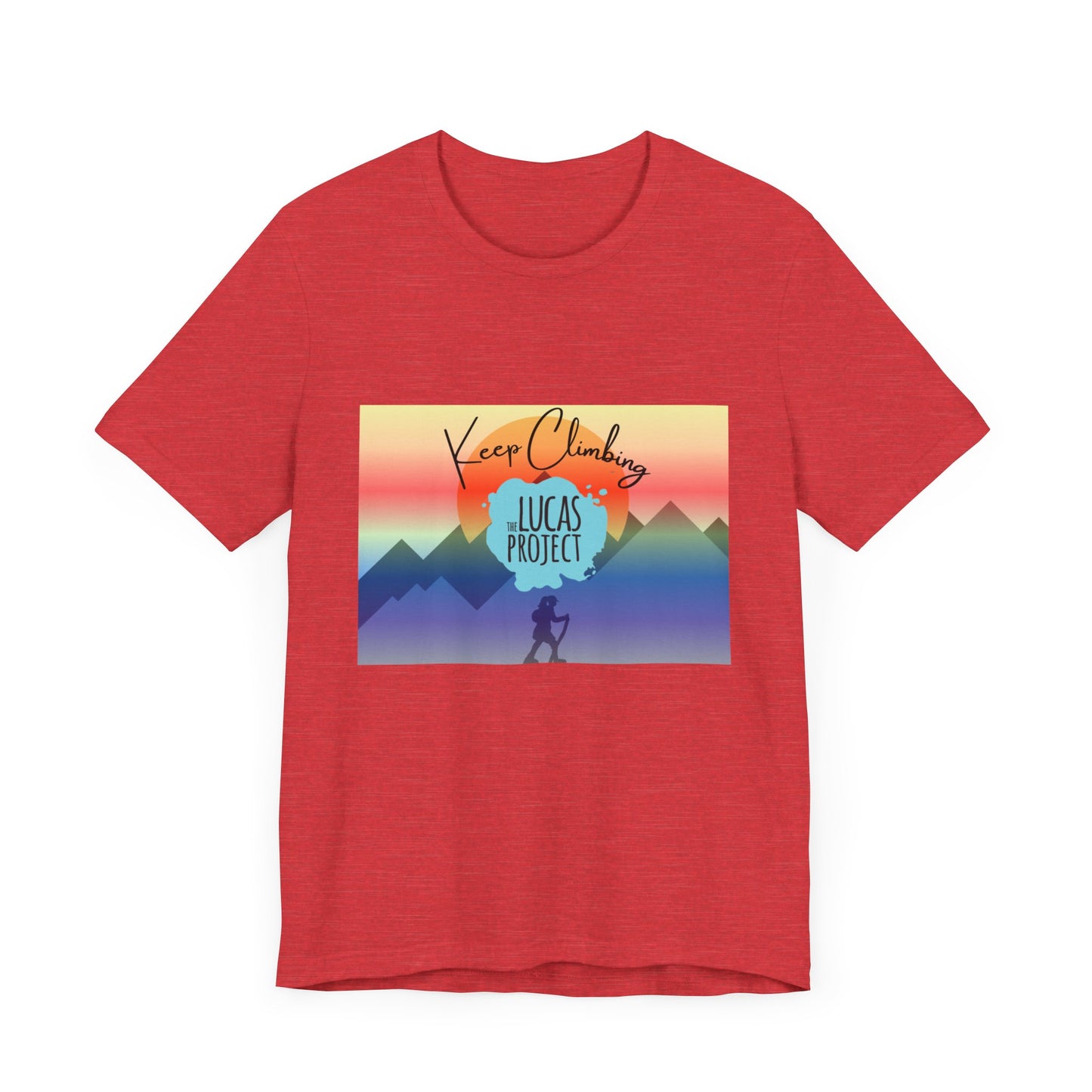 "Keep Climbing" Unisex Jersey Short Sleeve Tee