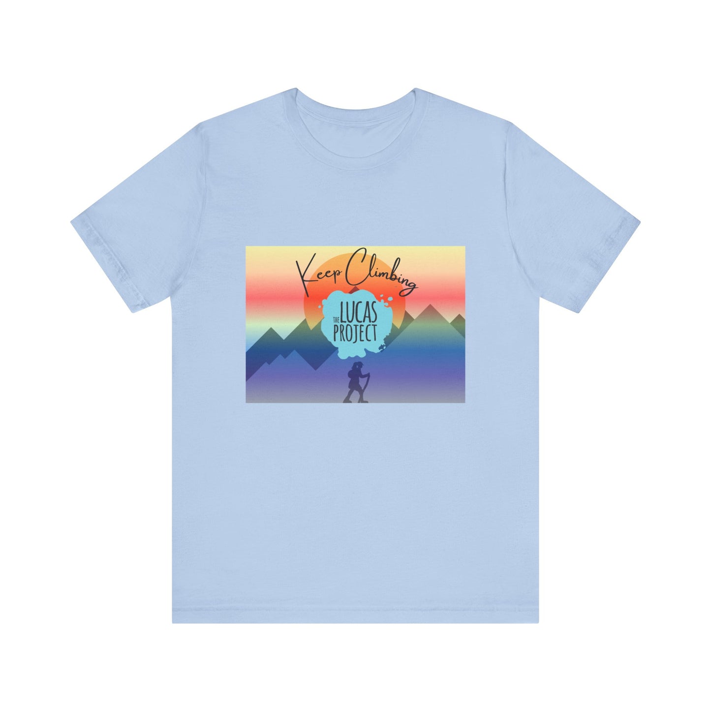 "Keep Climbing" Unisex Jersey Short Sleeve Tee