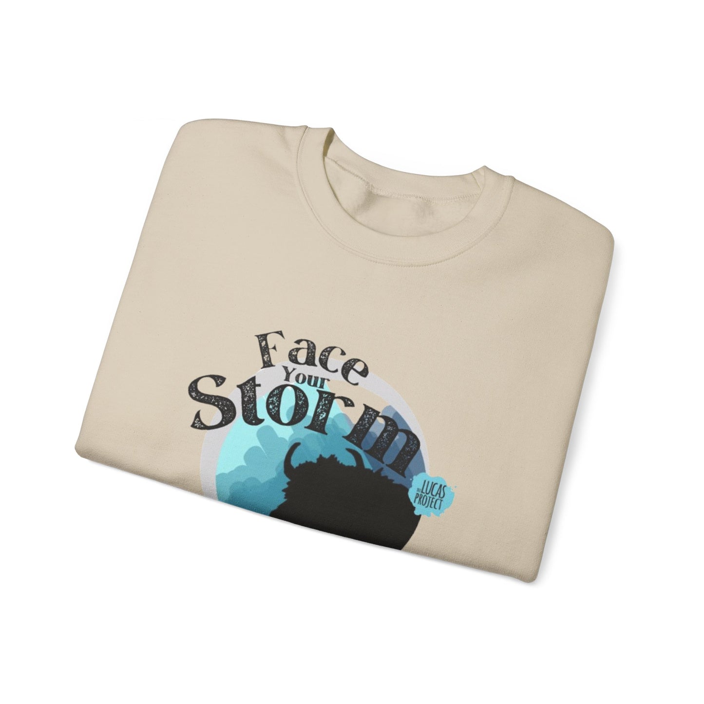 #FaceYourStorm Unisex Heavy Blend™ Crewneck Sweatshirt