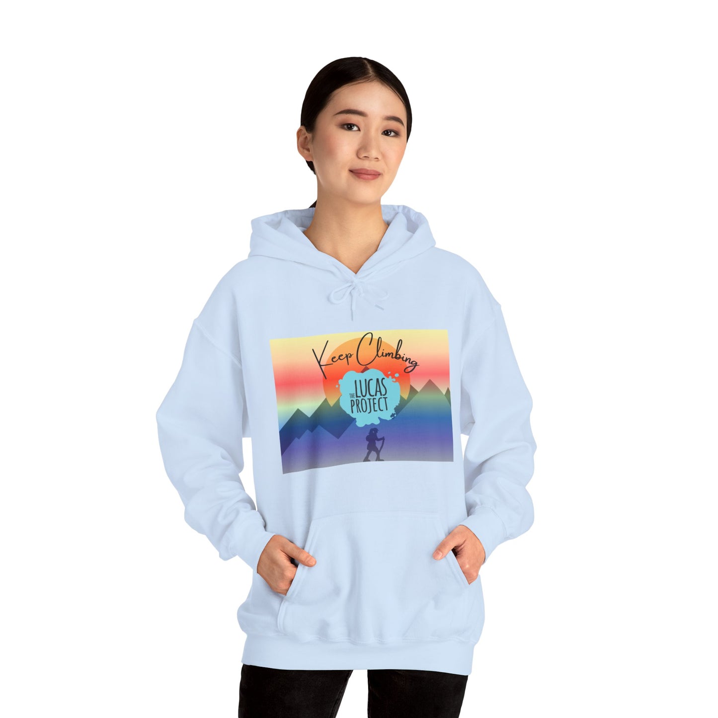 "Keep Climbing" Unisex Heavy Blend™ Hooded Sweatshirt