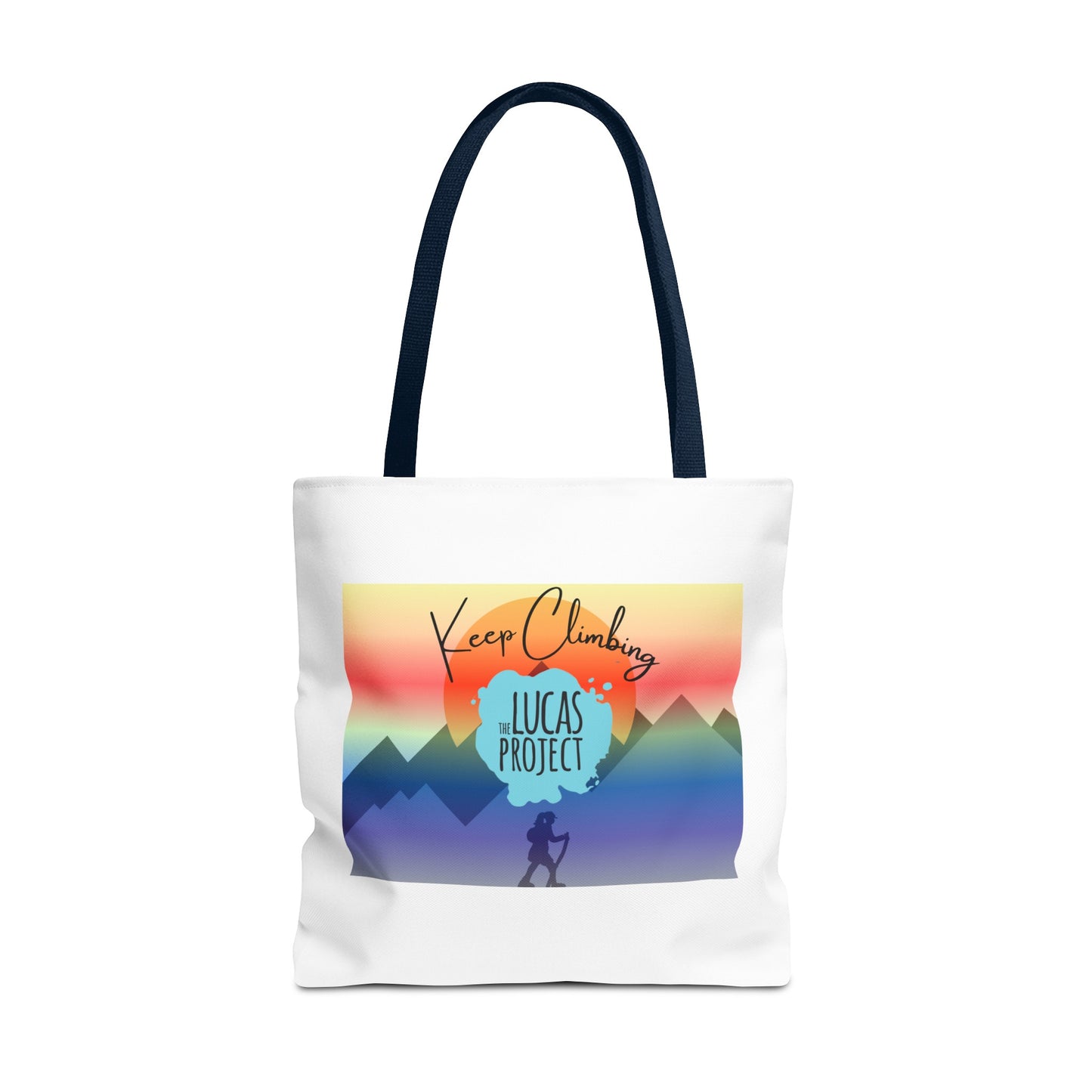 "Keep Climbing" Tote Bag (AOP)
