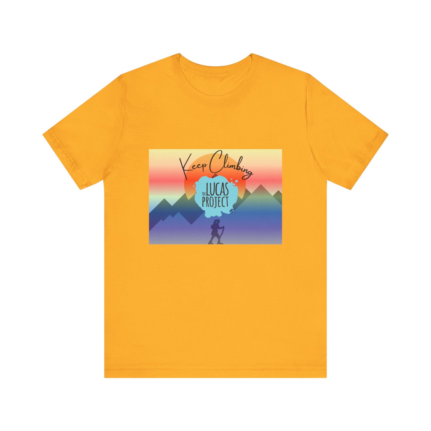 "Keep Climbing" Unisex Jersey Short Sleeve Tee