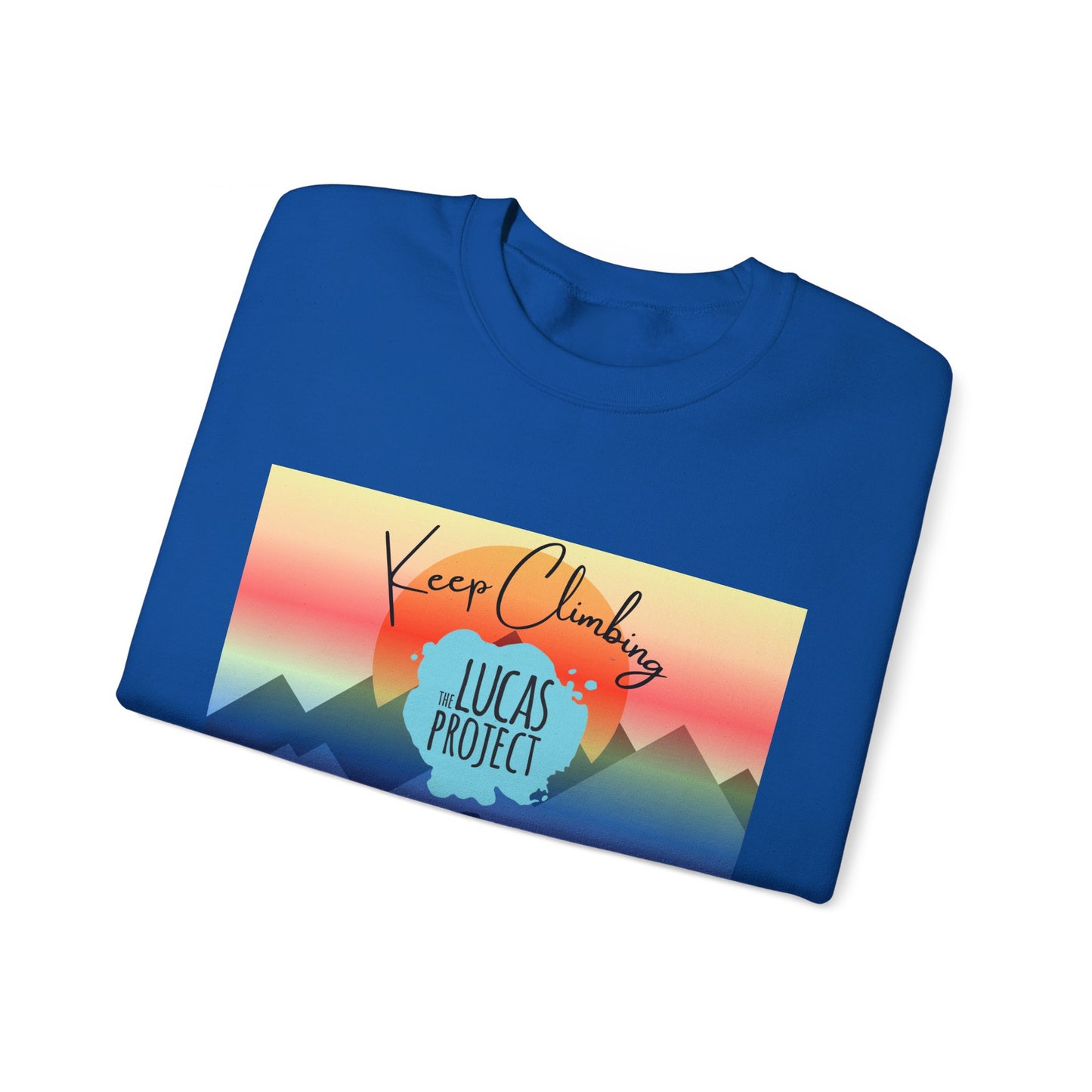 "Keep Climbing" Unisex Heavy Blend™ Crewneck Sweatshirt
