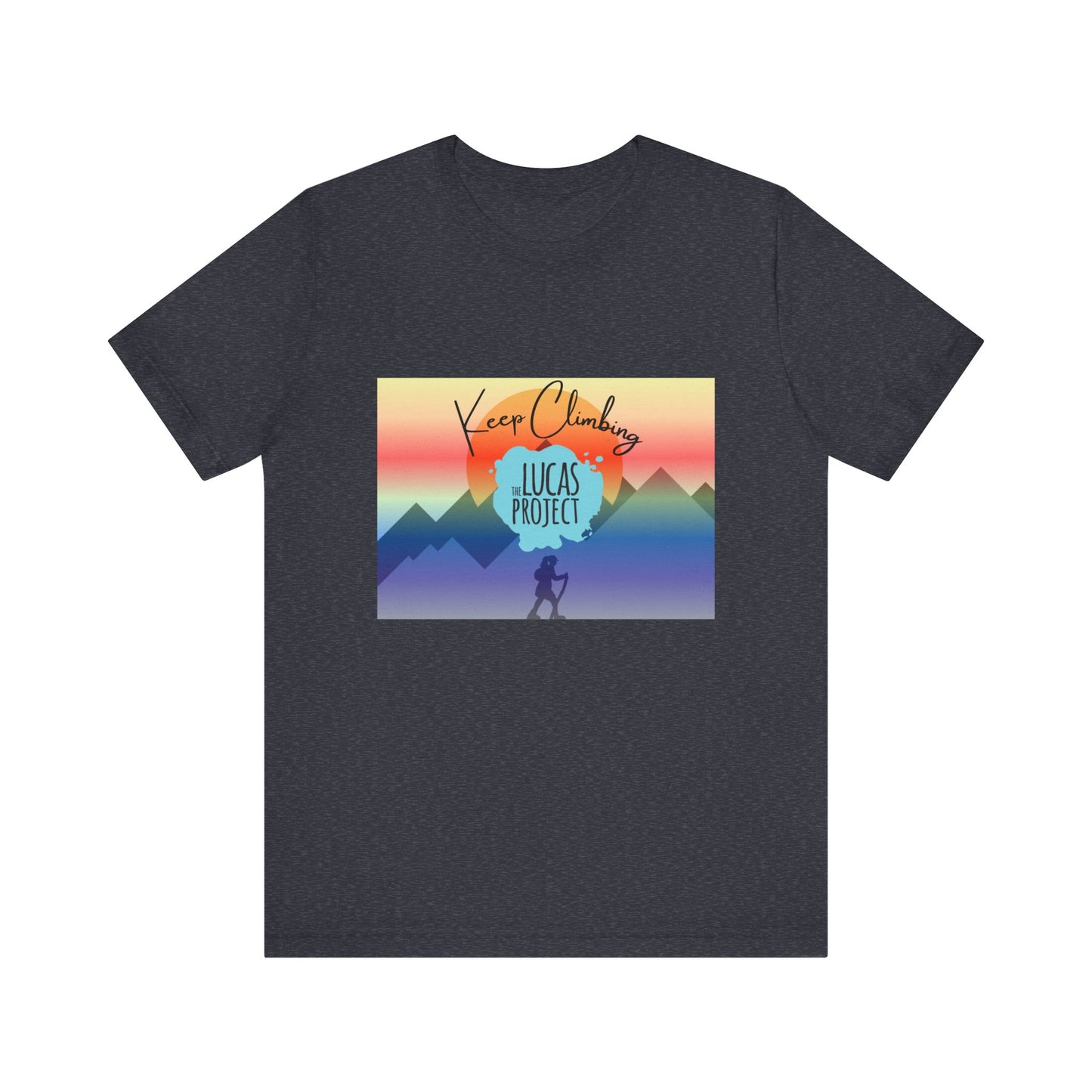 "Keep Climbing" Unisex Jersey Short Sleeve Tee