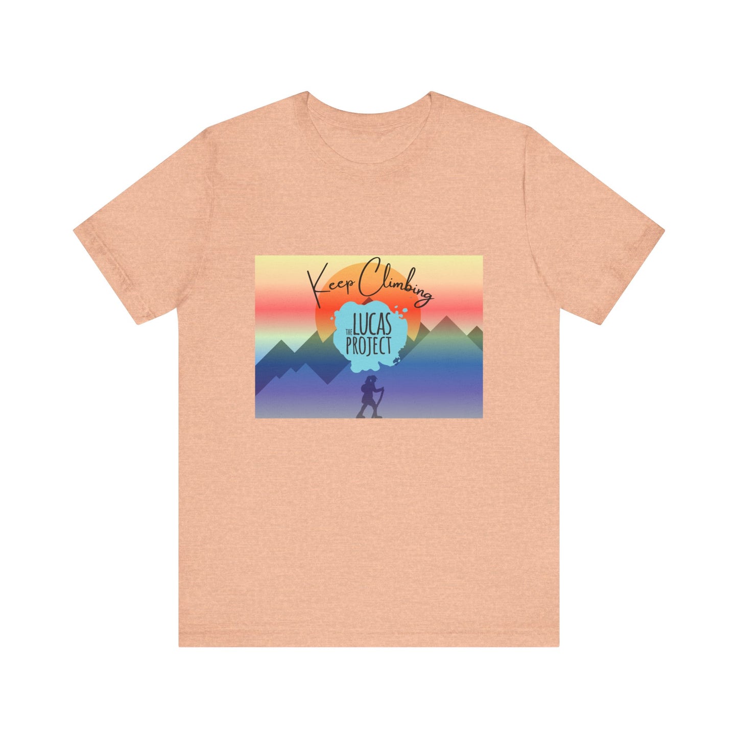 "Keep Climbing" Unisex Jersey Short Sleeve Tee