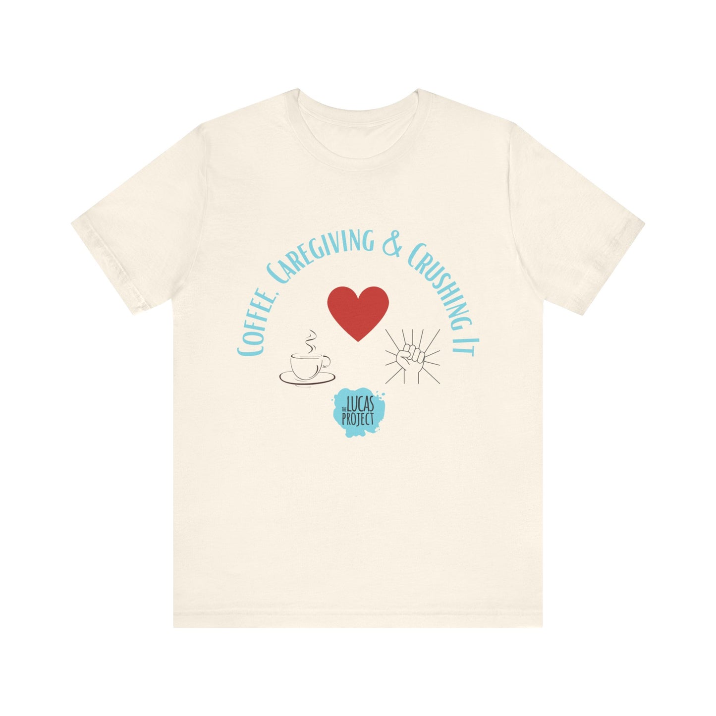 "Coffee, Caregiving, & Crushing It" Unisex Jersey Short Sleeve Tee