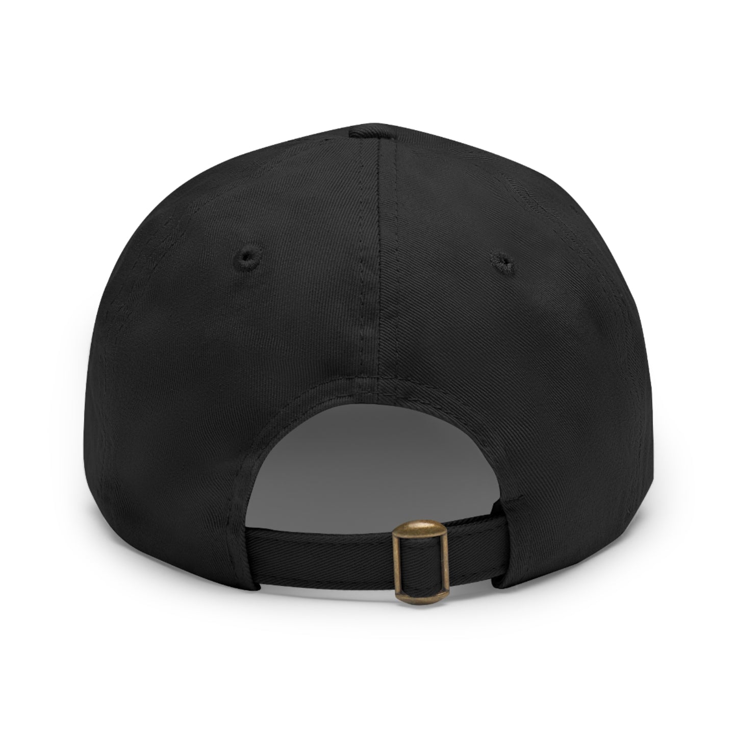 "Holy Work" Dad Hat with Leather Patch (Round)