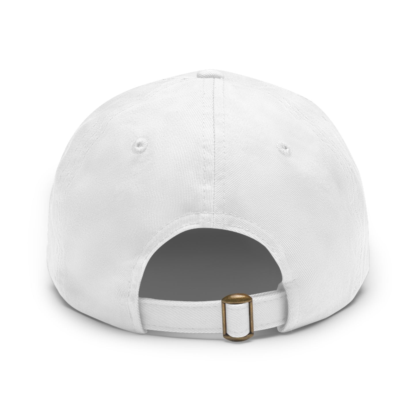 "Holy Work" Dad Hat with Leather Patch (Round)