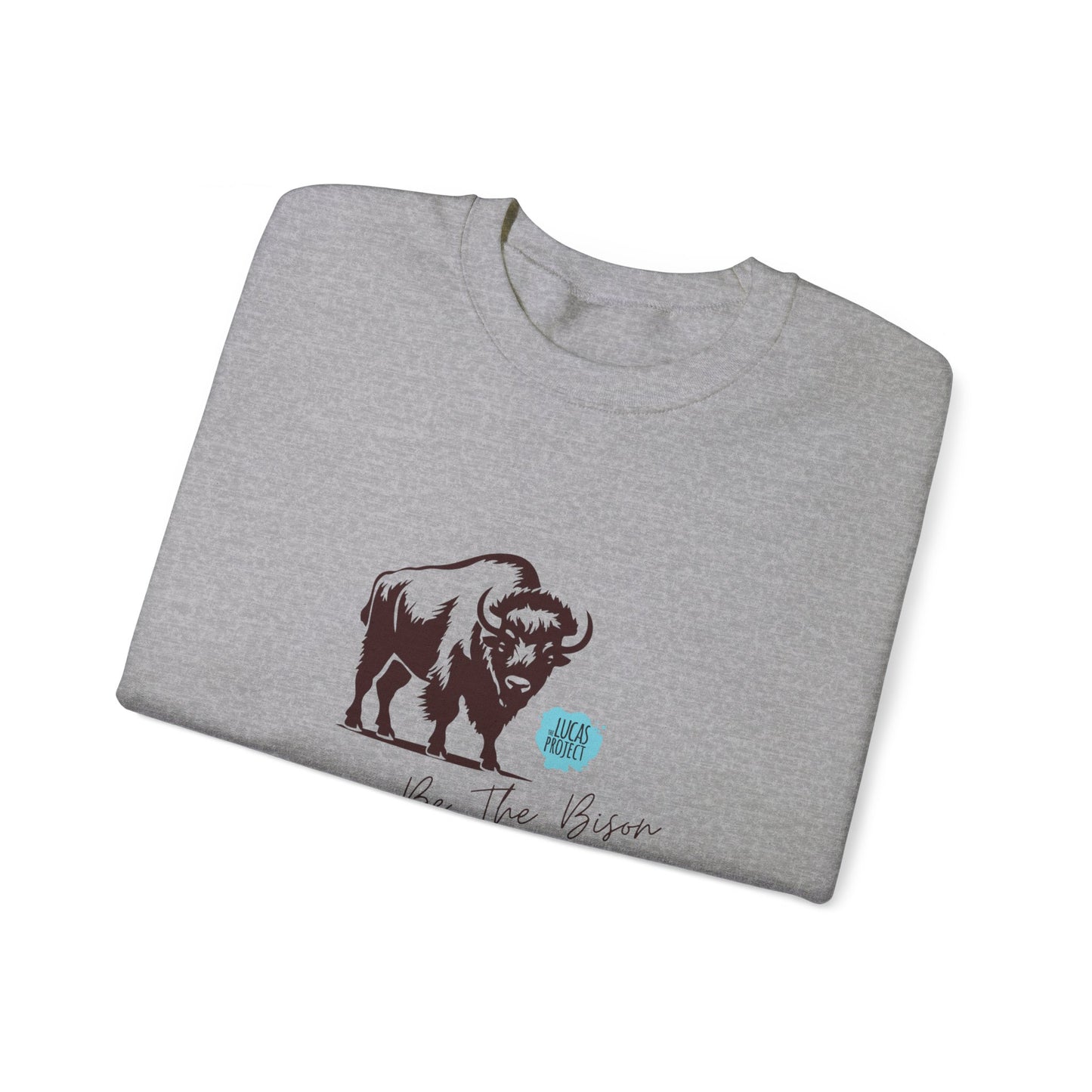 "Be The BIson" Unisex Heavy Blend™ Crewneck Sweatshirt