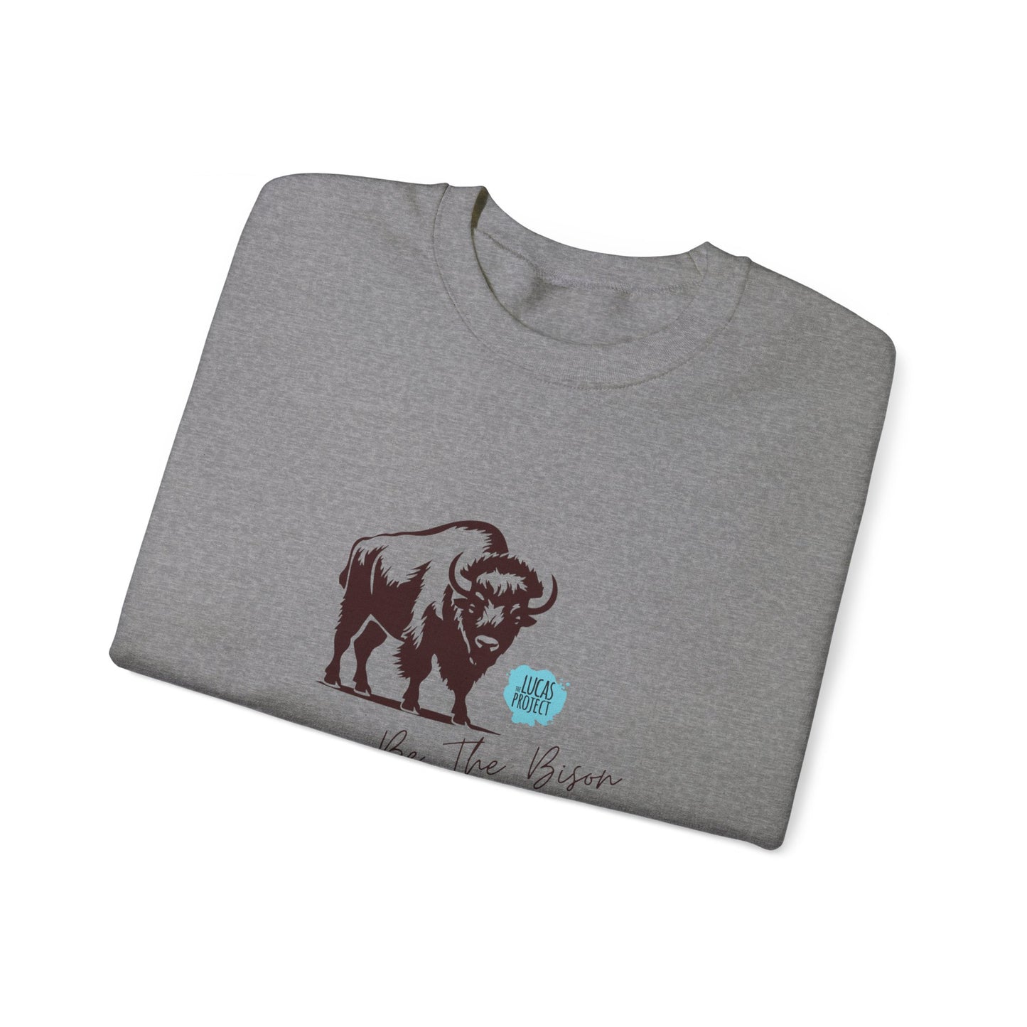 "Be The BIson" Unisex Heavy Blend™ Crewneck Sweatshirt