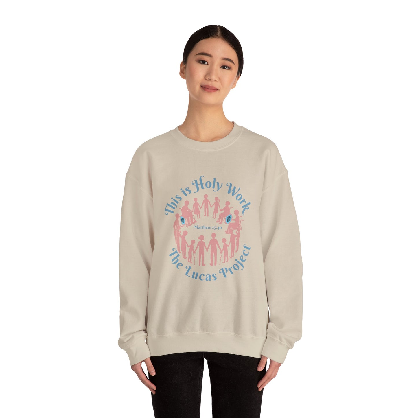 "Holy Work" Unisex Heavy Blend™ Crewneck Sweatshirt