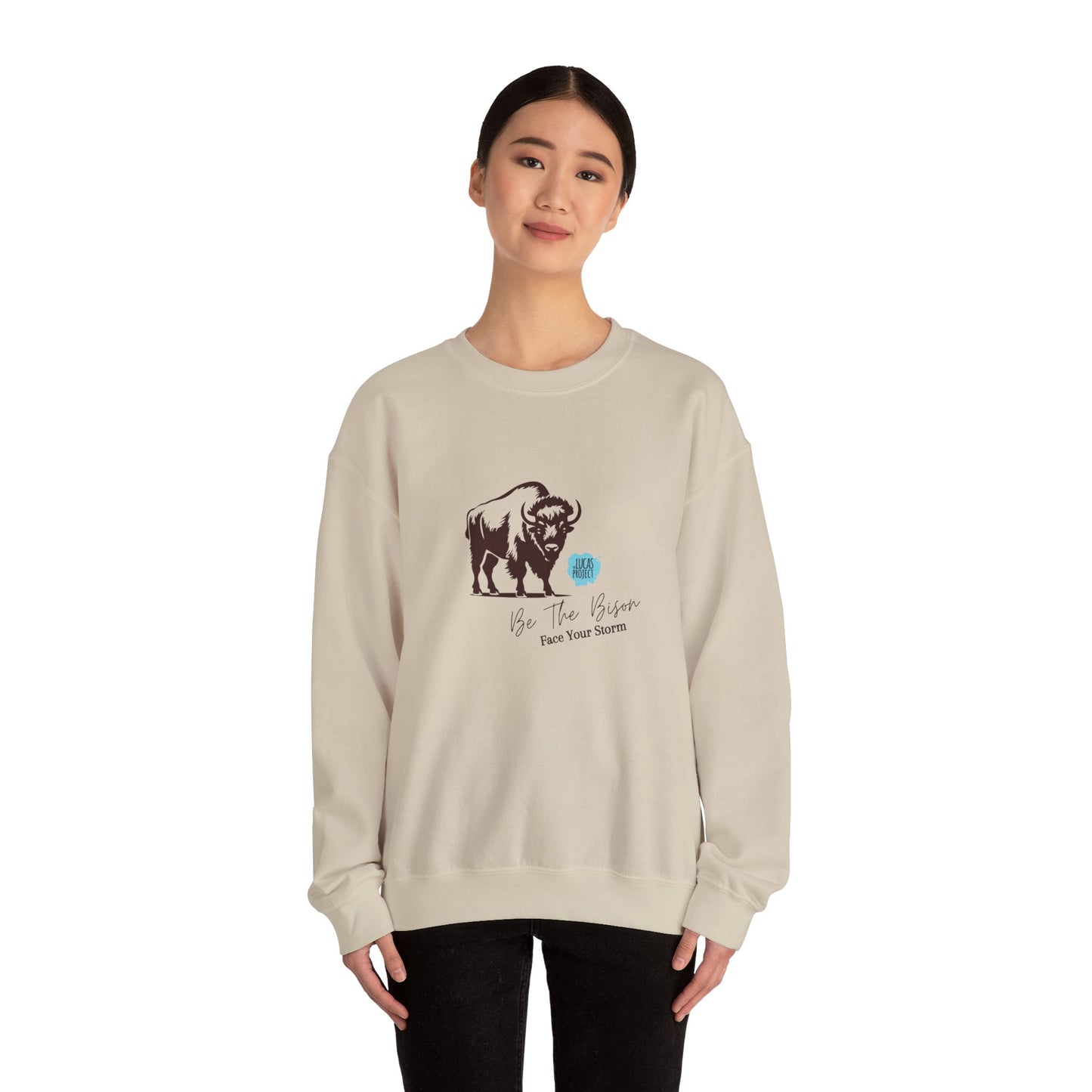 "Be The BIson" Unisex Heavy Blend™ Crewneck Sweatshirt