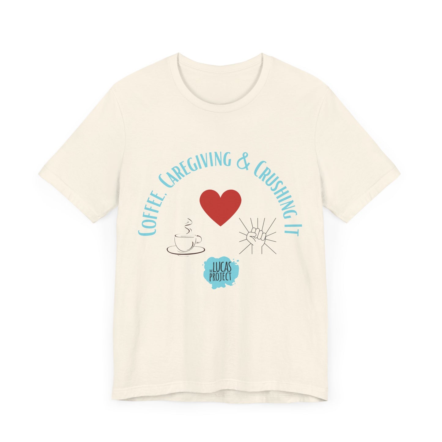 "Coffee, Caregiving, & Crushing It" Unisex Jersey Short Sleeve Tee