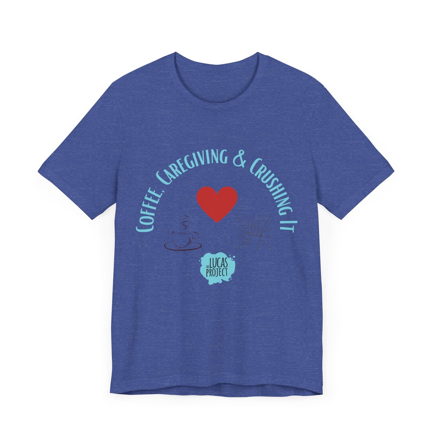 "Coffee, Caregiving, & Crushing It" Unisex Jersey Short Sleeve Tee