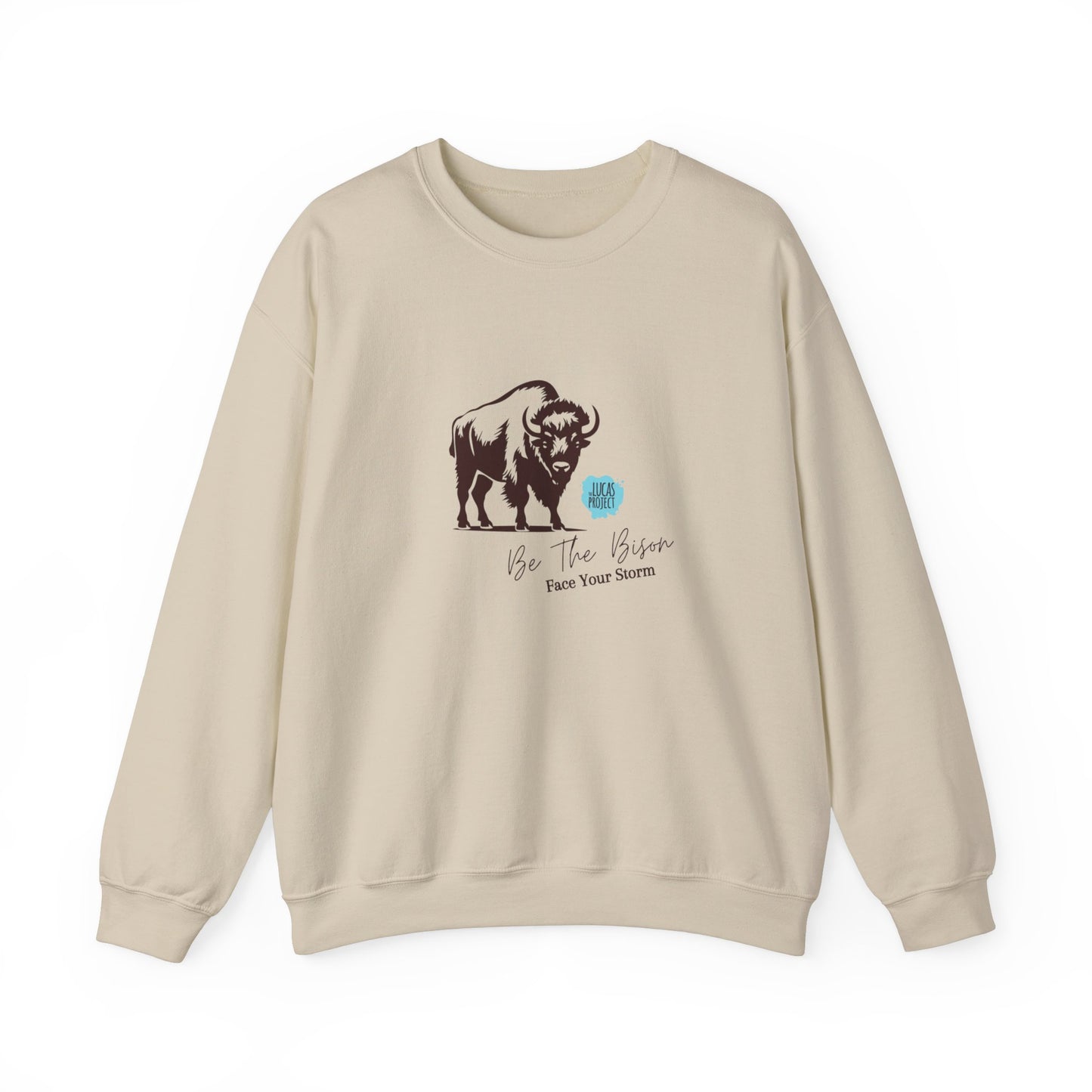 "Be The BIson" Unisex Heavy Blend™ Crewneck Sweatshirt