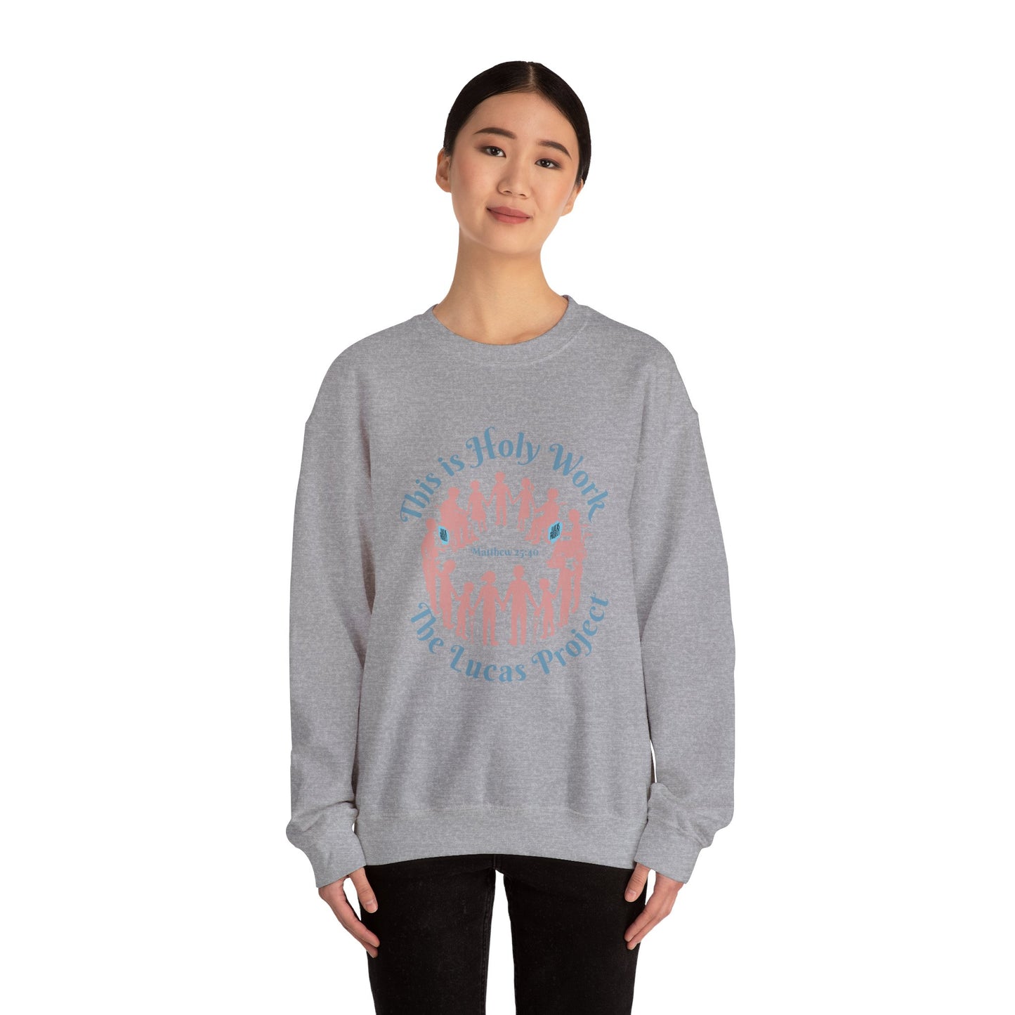 "Holy Work" Unisex Heavy Blend™ Crewneck Sweatshirt