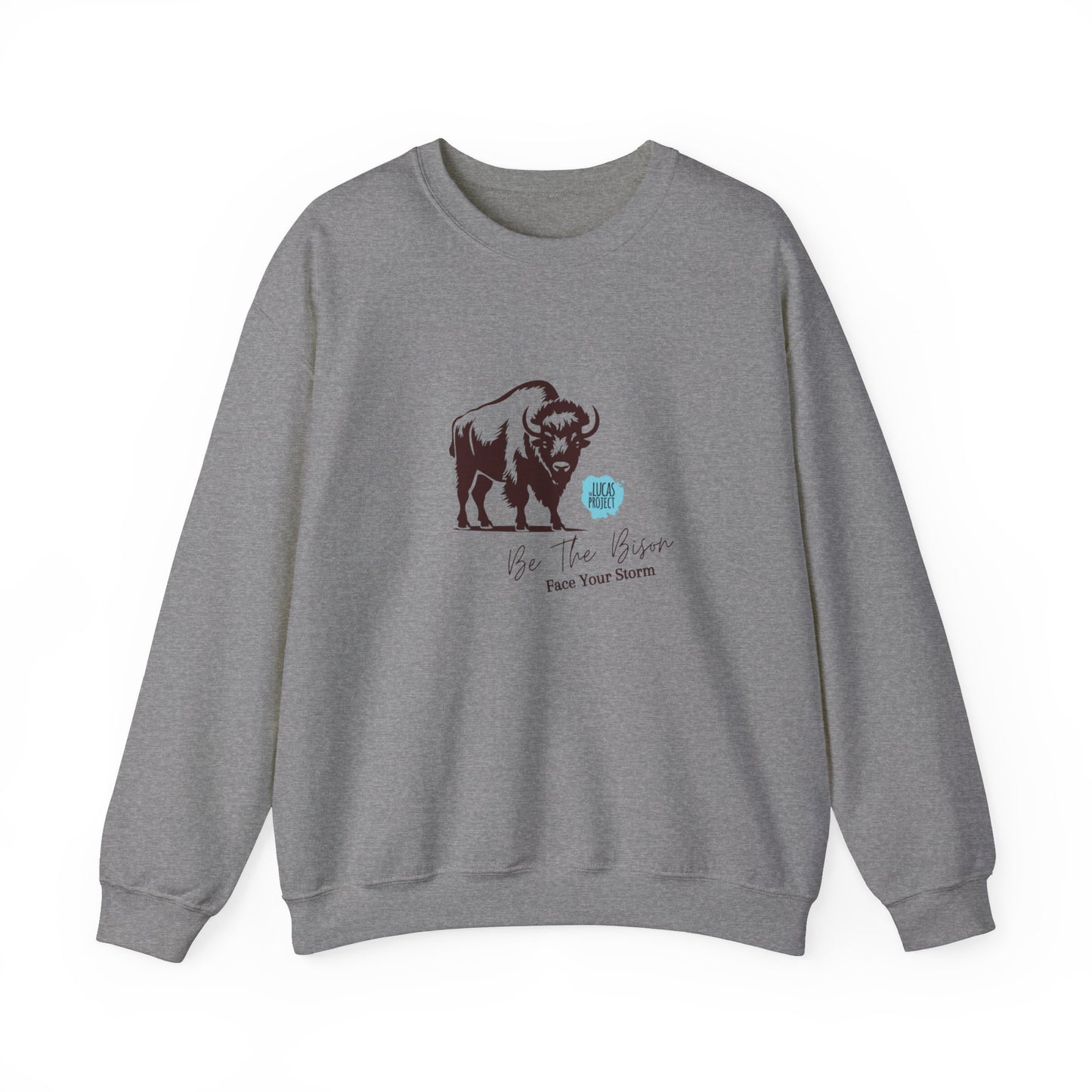 "Be The BIson" Unisex Heavy Blend™ Crewneck Sweatshirt