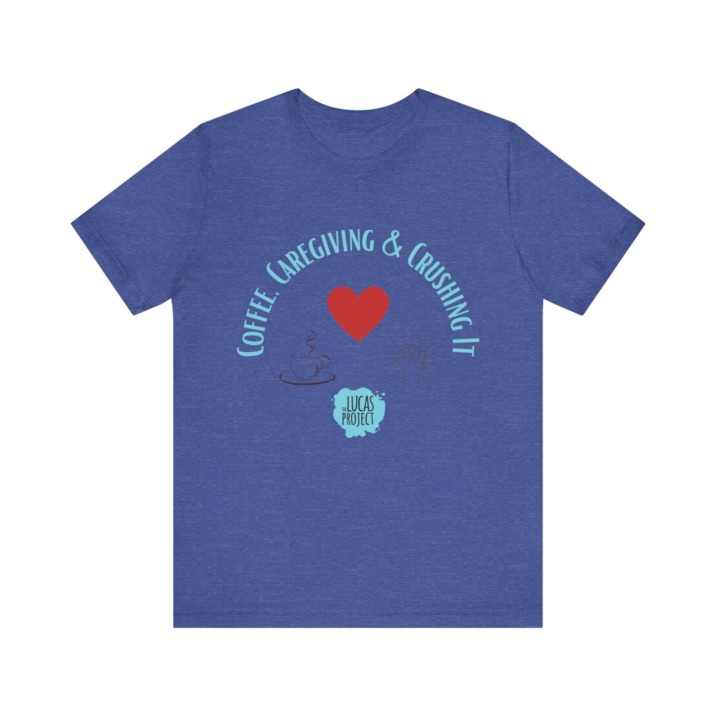 "Coffee, Caregiving, & Crushing It" Unisex Jersey Short Sleeve Tee